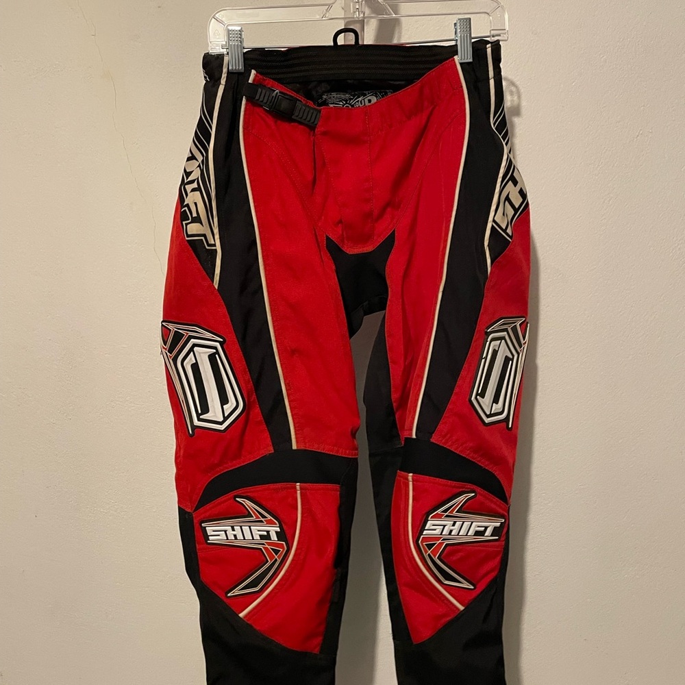 Shift motocross pants / Red and Black